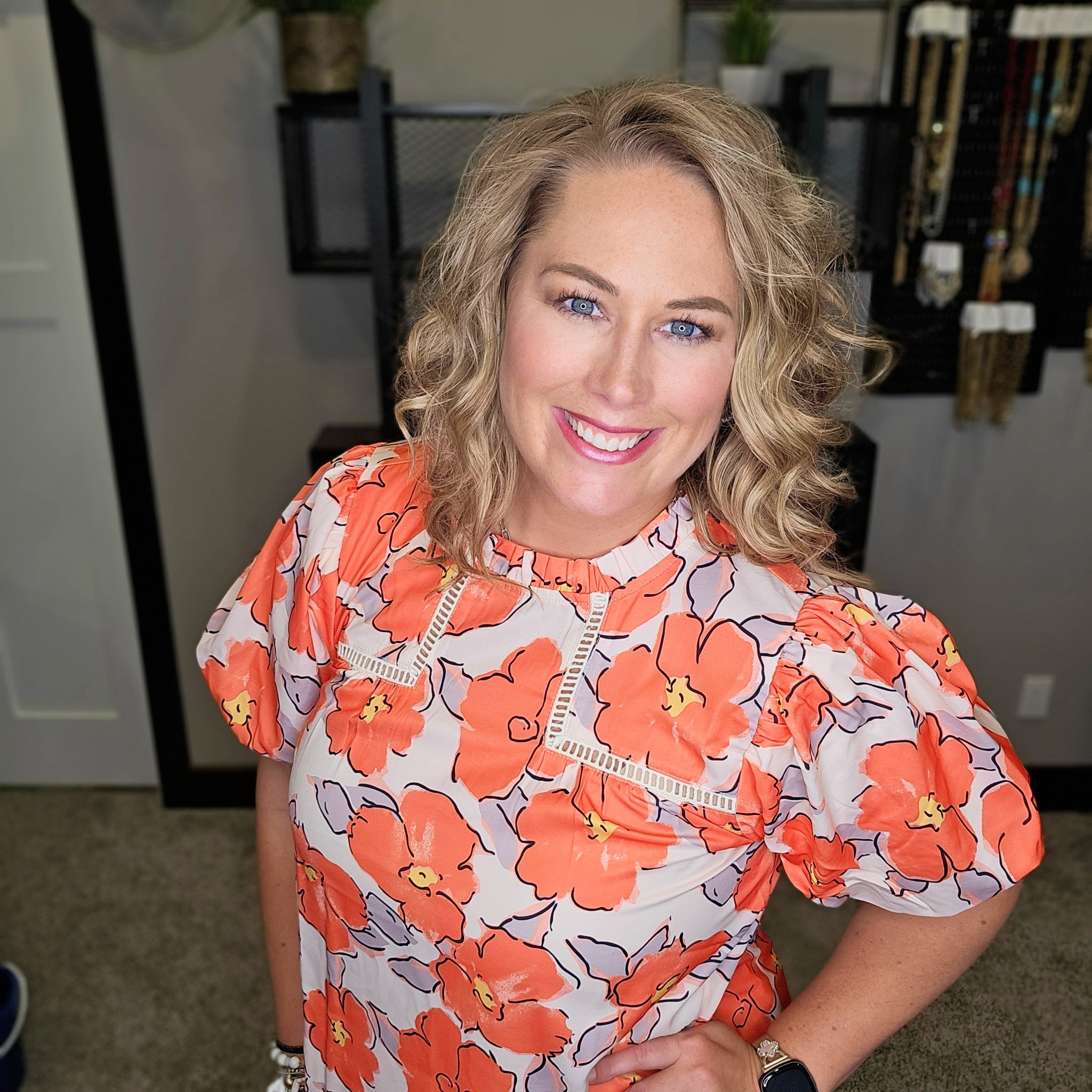 Be Bold Vibrant Floral Top