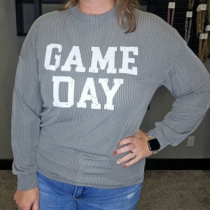 Corded GAME DAY Graphic Top