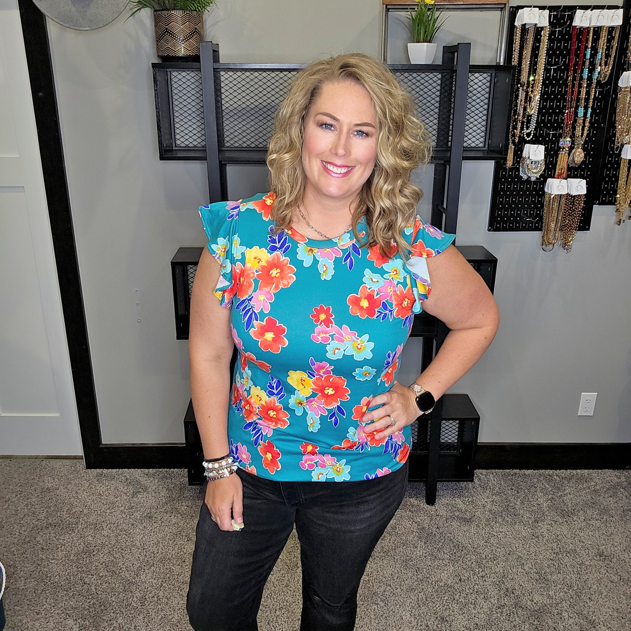 Feeling Breezy Floral Top