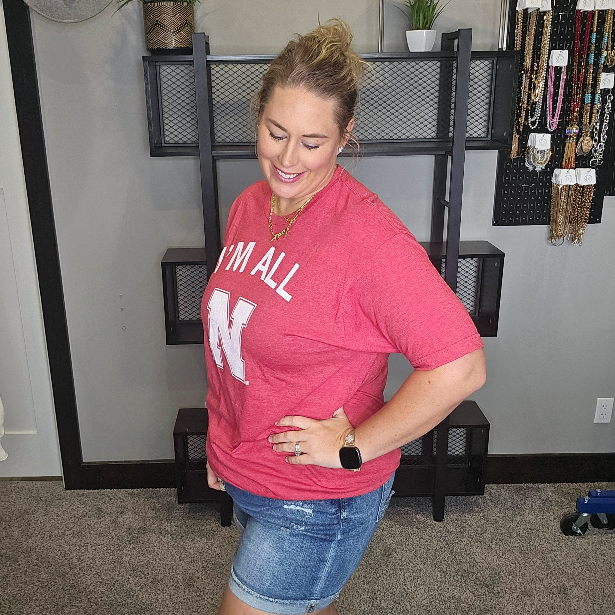 Nebraska: I'm All N Graphic Tee