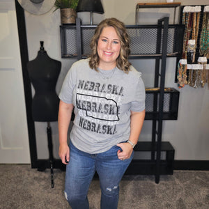 Nebraska Repeat Graphic Tee