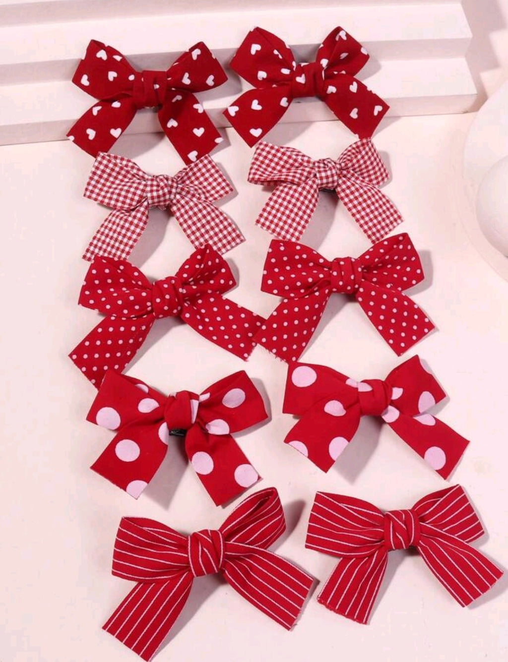 Bow Hair Clip Set