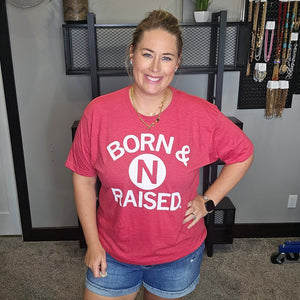 NE Born & Raised Graphic Tee