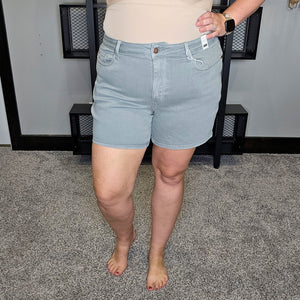 Remi Stone Blue Denim Shorts - Judy Blue