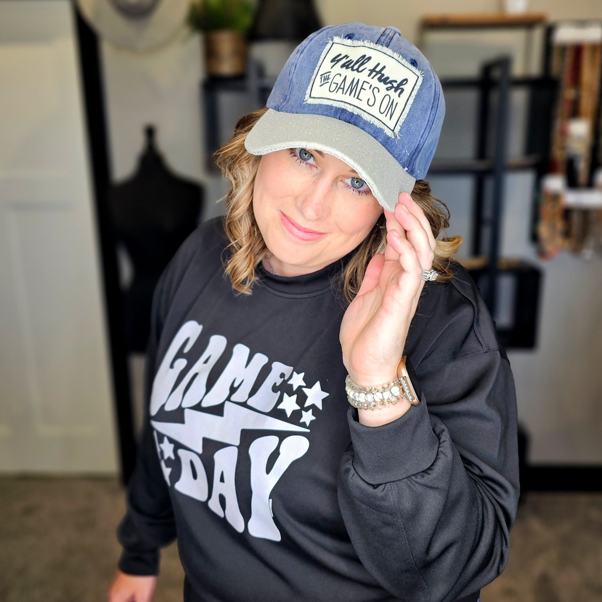 Ya'll Hush Game Day Hat