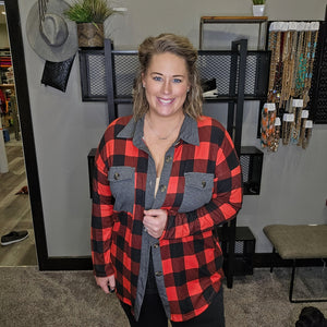 Cozier Than Ever Plaid Shacket