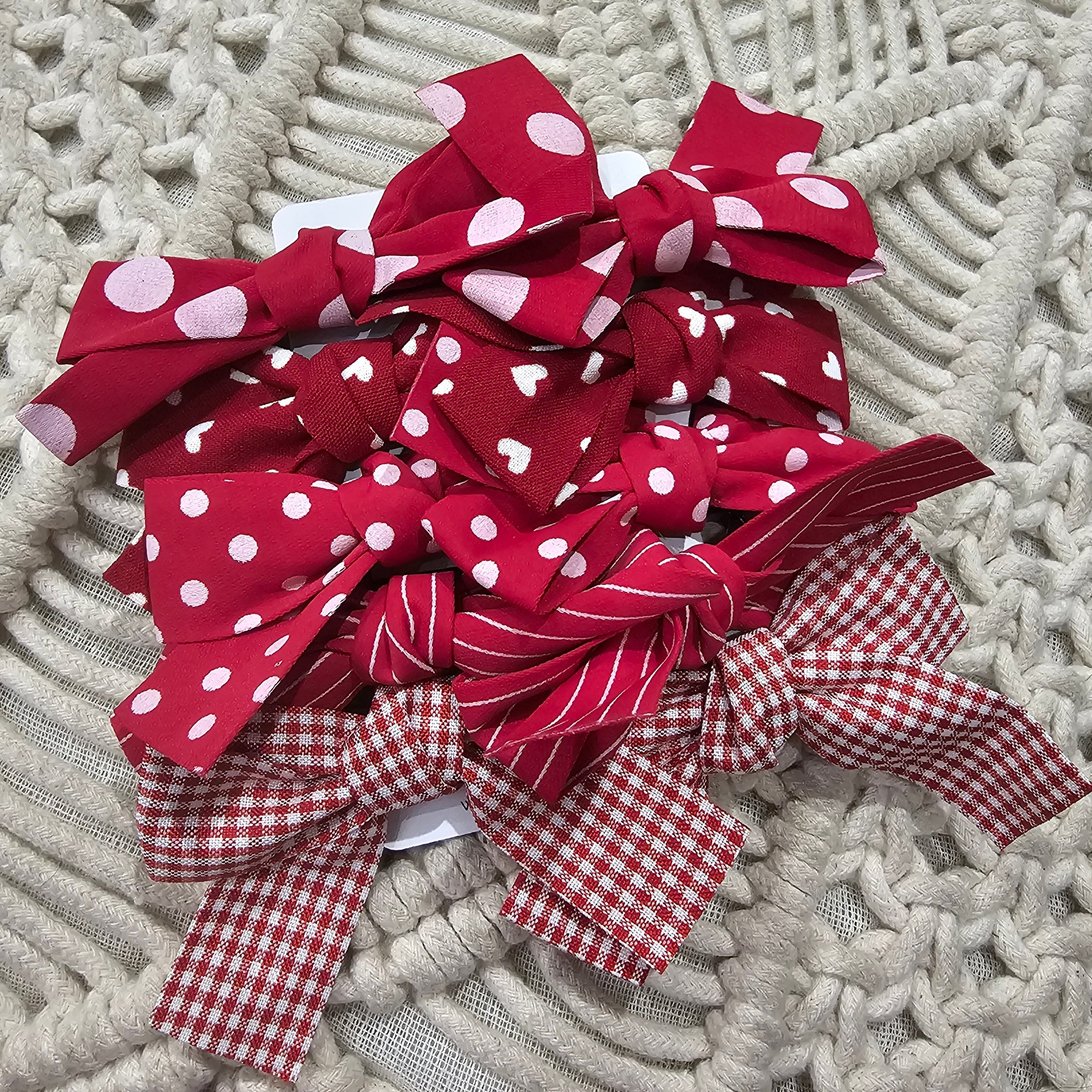 Bow Hair Clip Set