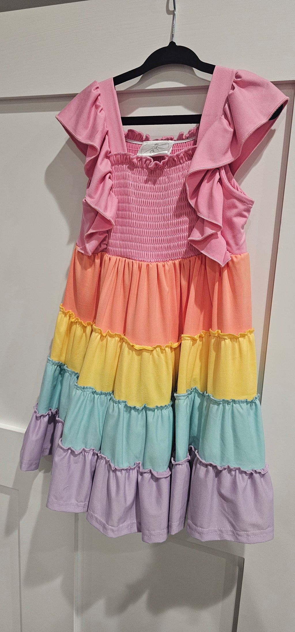 KIDS - Rainbow Tiered Dress - Toddler/Kids