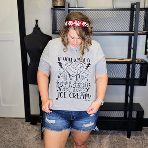 Soft Serve Volleyball Graphic Tee