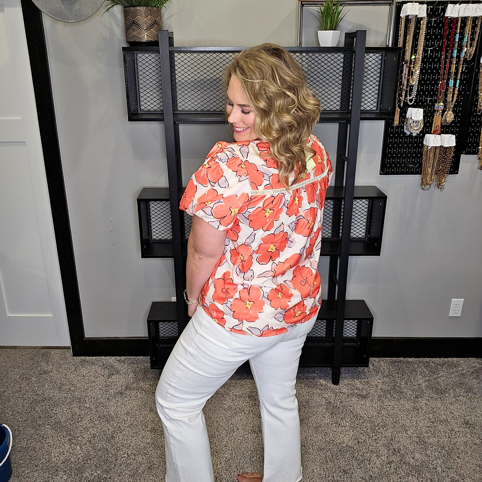 Be Bold Vibrant Floral Top