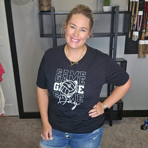 Game Day Volleyball Life Graphic Tee