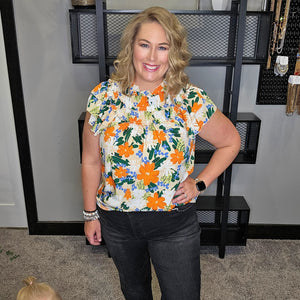 Bold Look Floral Top