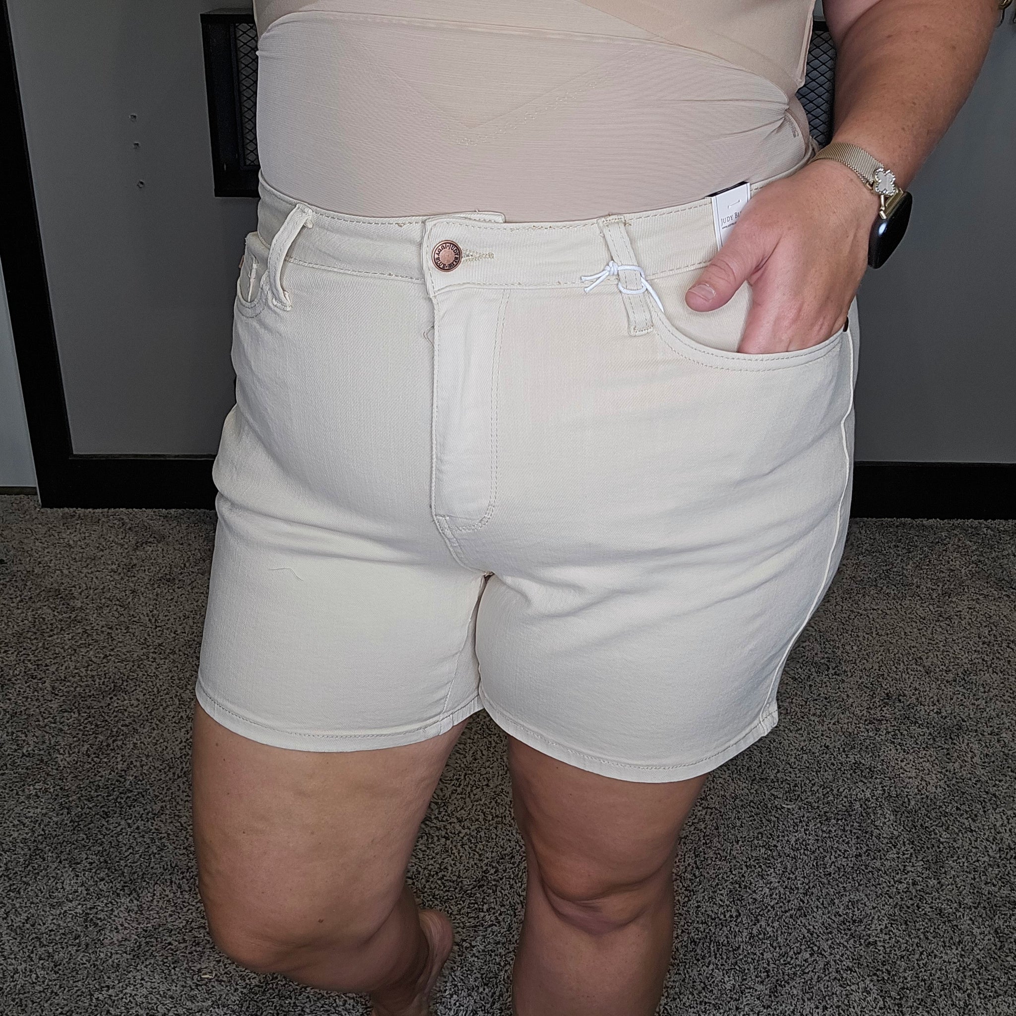 John Bone Denim Shorts - Judy Blue