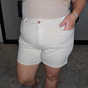 John Bone Denim Shorts - Judy Blue