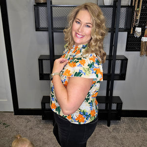 Bold Look Floral Top