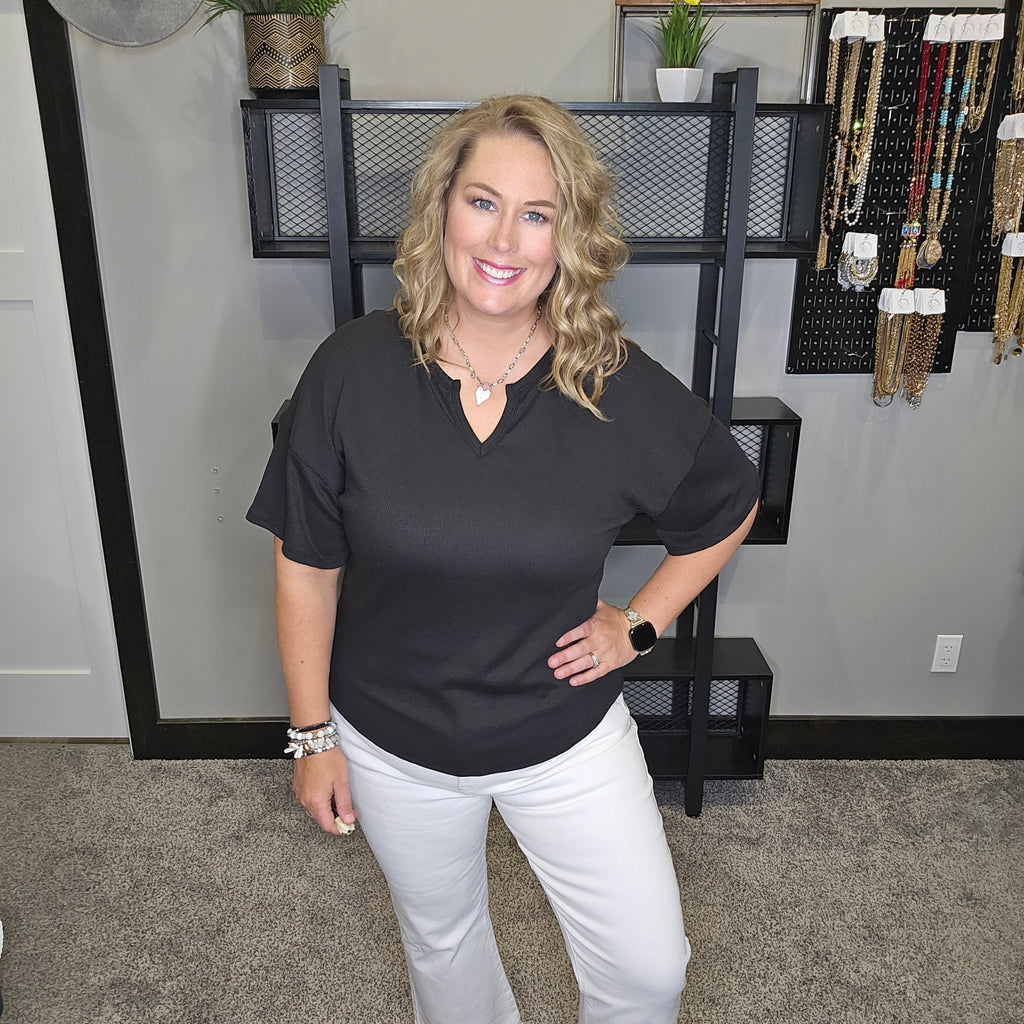 Keep It Simple Basic Top - Black