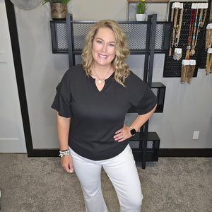 Keep It Simple Basic Top - Black