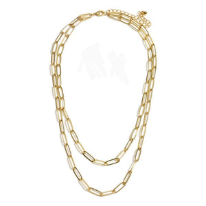 The Willow Chain Duo Necklace