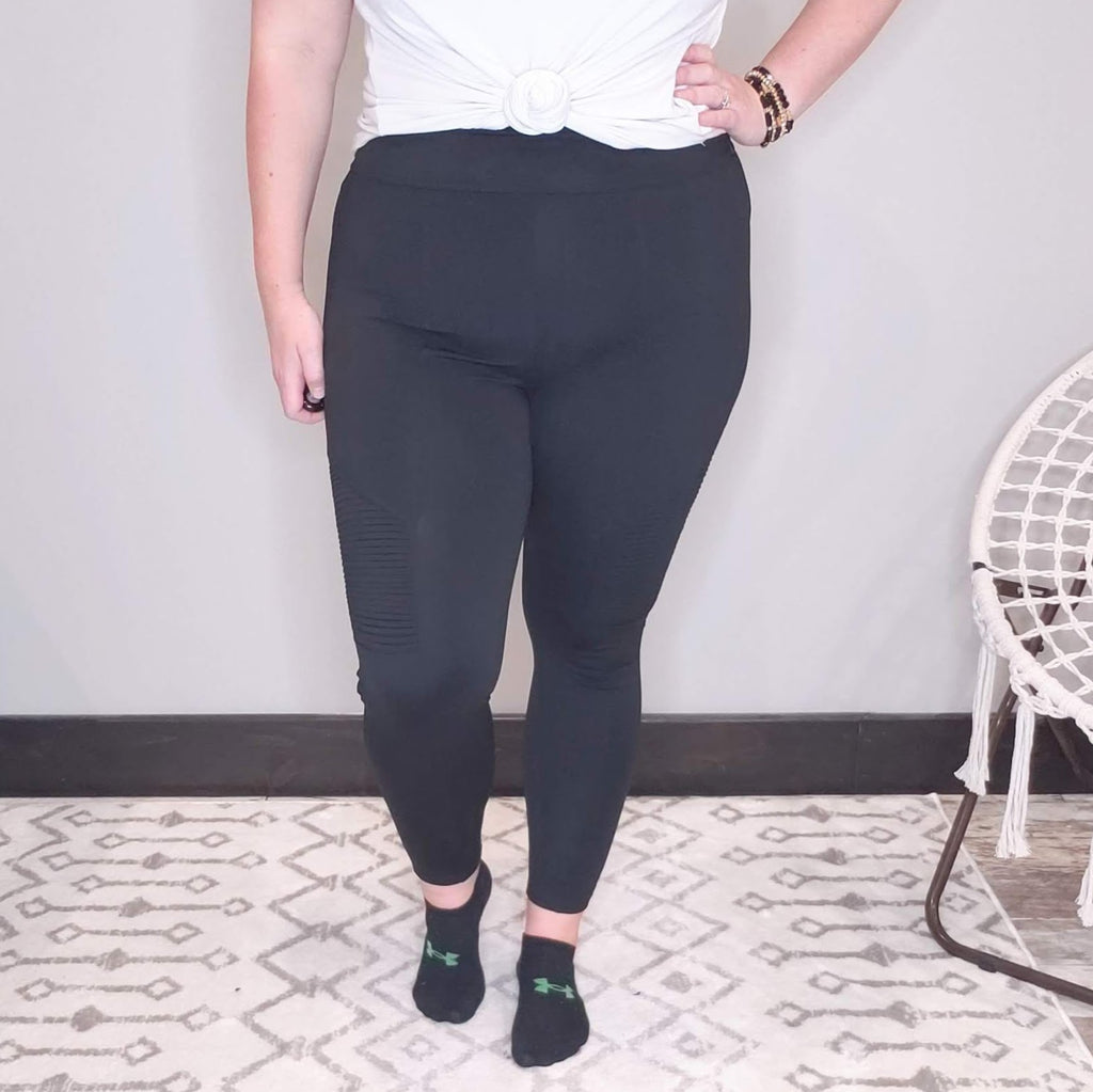 Black Moto Leggings