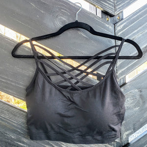 Cross My Heart Bralette - Black – Urban Chic Boutique - NE