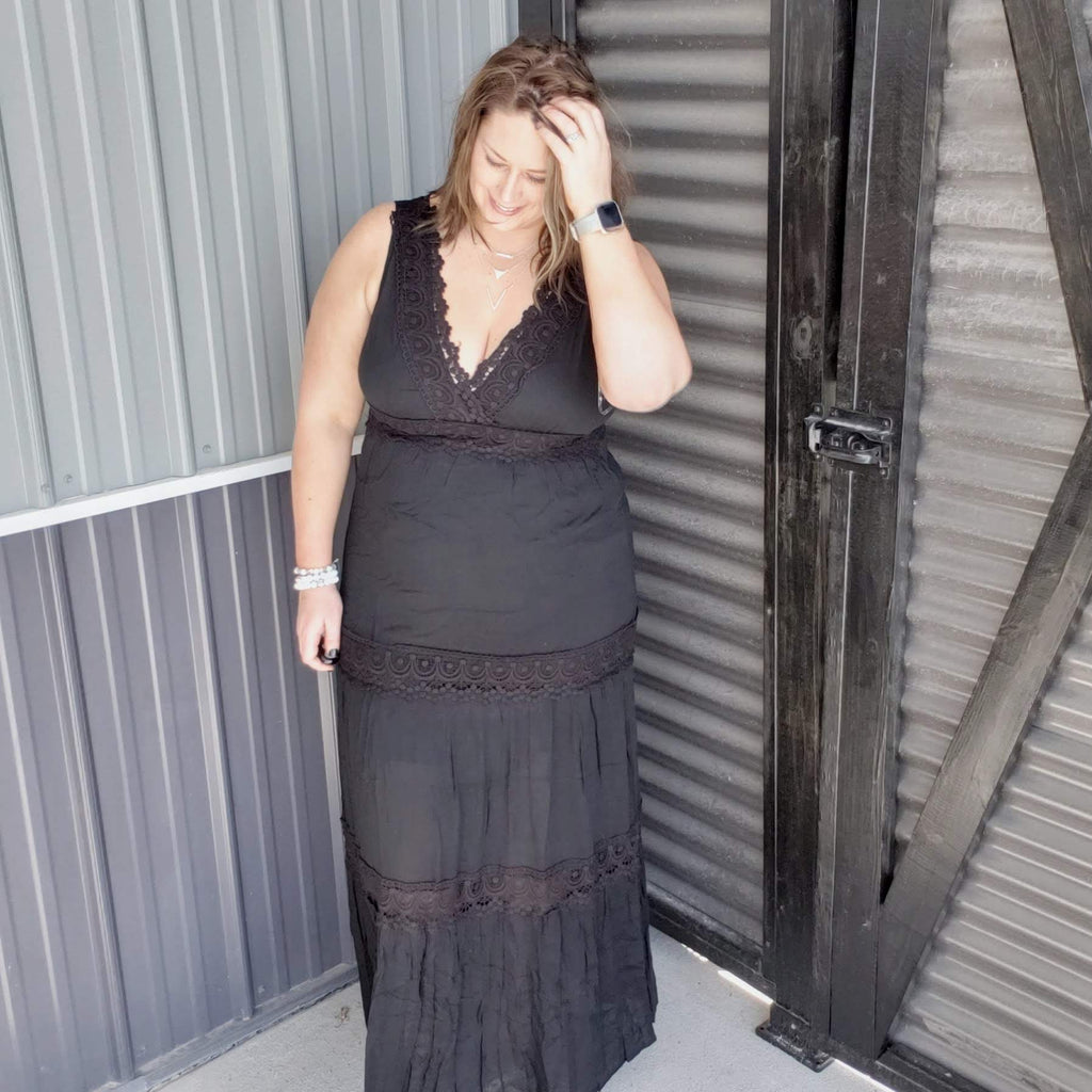 The Good Stuff Black Dress