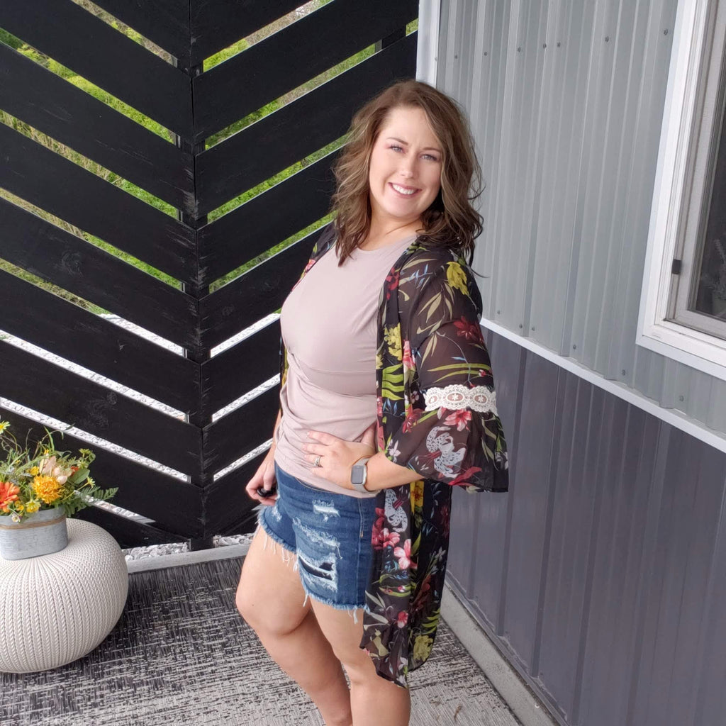 Wonderful Ways Floral Kimono