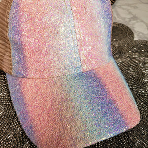 ADULT Unicorn Glitter Trucker Hat - C.C. Brand