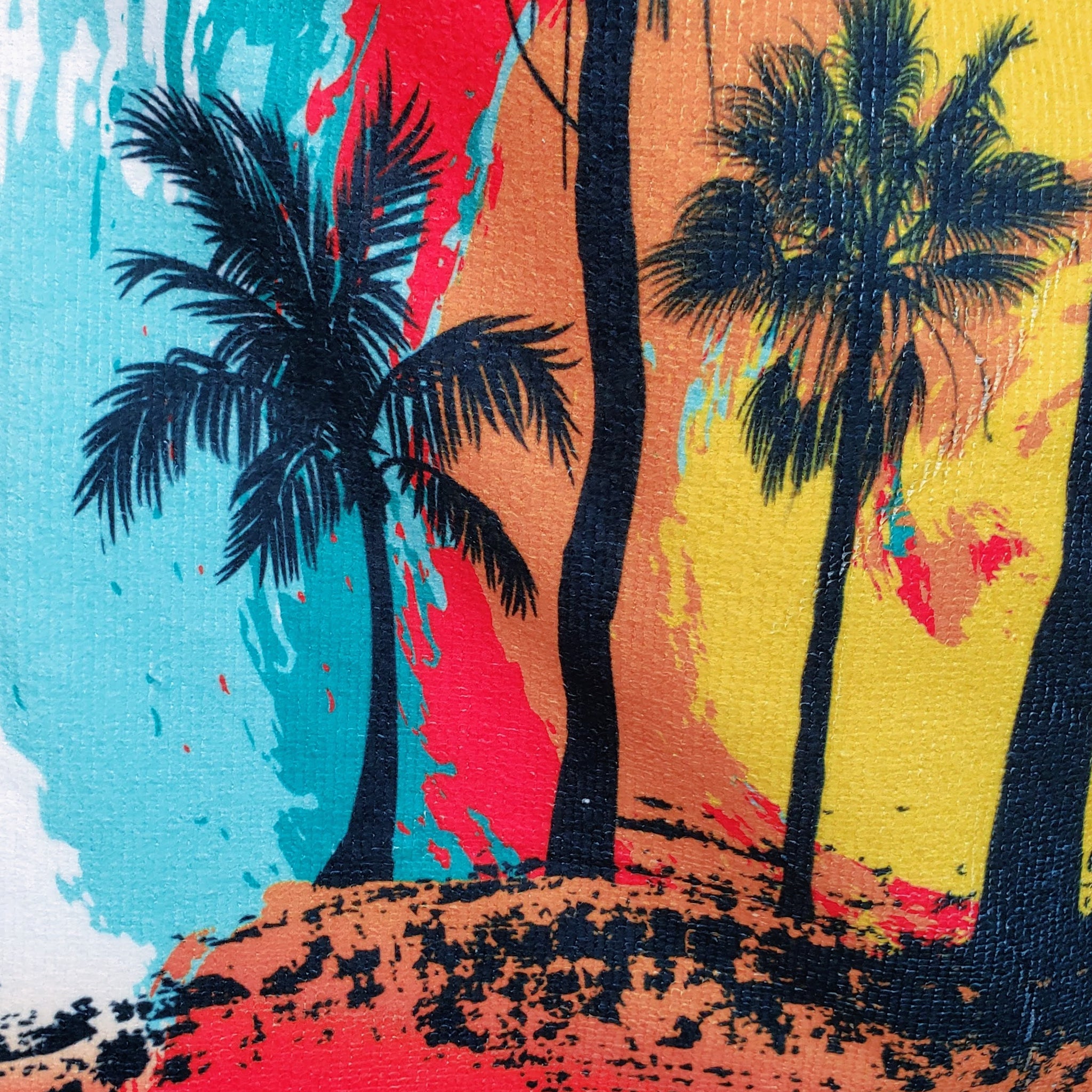 2N1 Beach Towel/Tote - Palms
