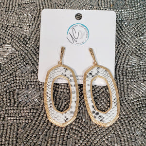 The Autumn Oval Earrings