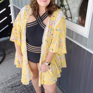 Living Color Floral Kimono