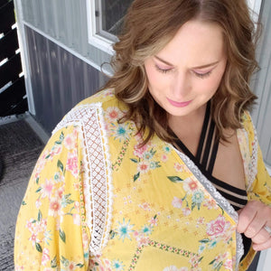 Living Color Floral Kimono