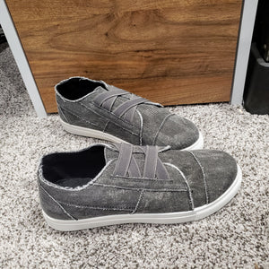 Be Fast Vintage Black Slip-On Shoe - Outwoods