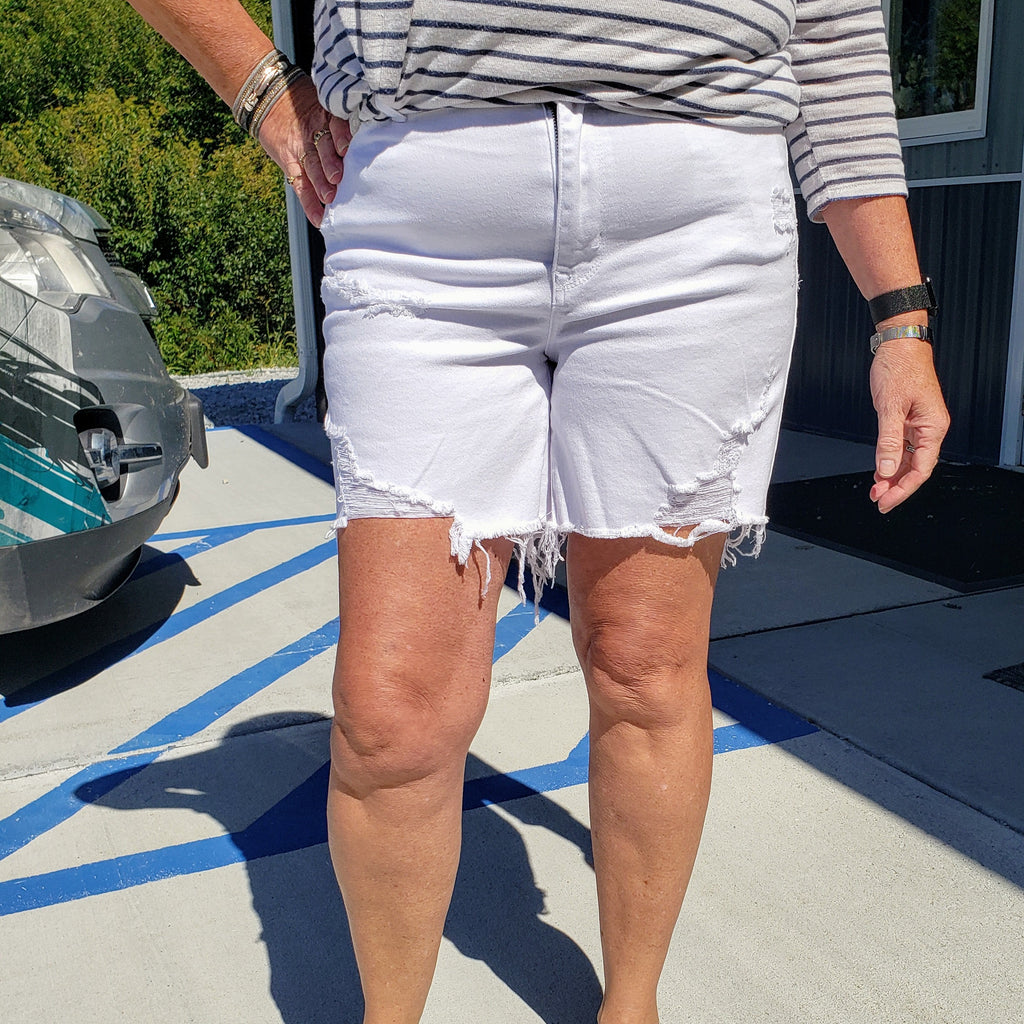 The Tiffany White Shorts - Risen