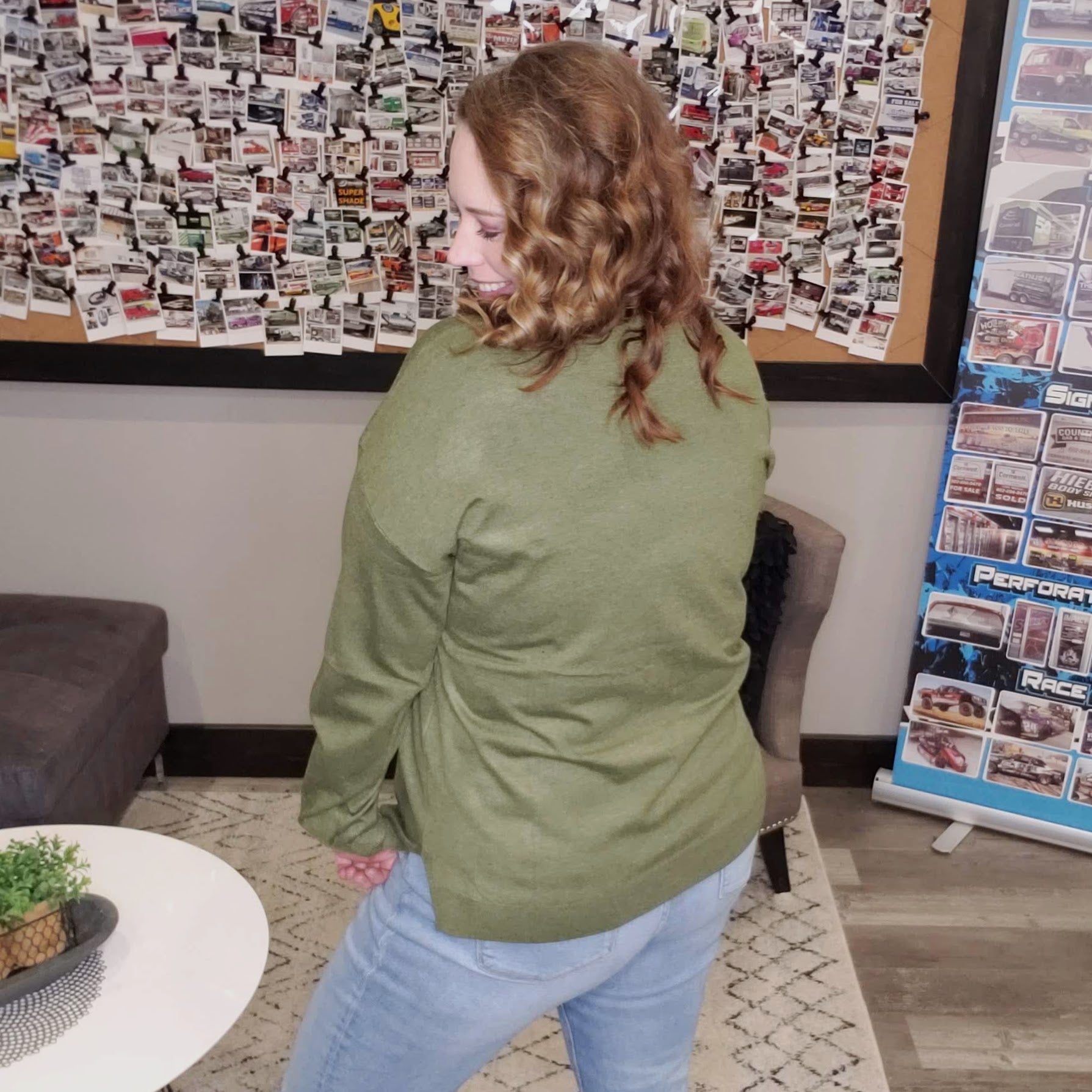 Let Me Simplify This Sweater - Olive