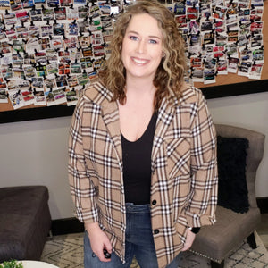 How It Ends Plaid Shacket