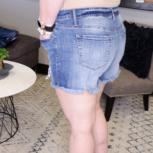 Dustin Patched Denim Shorts - Special A