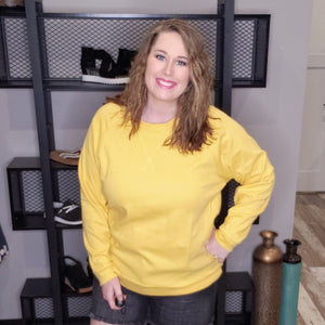 Beautiful Drama Pullover Top - Yellow
