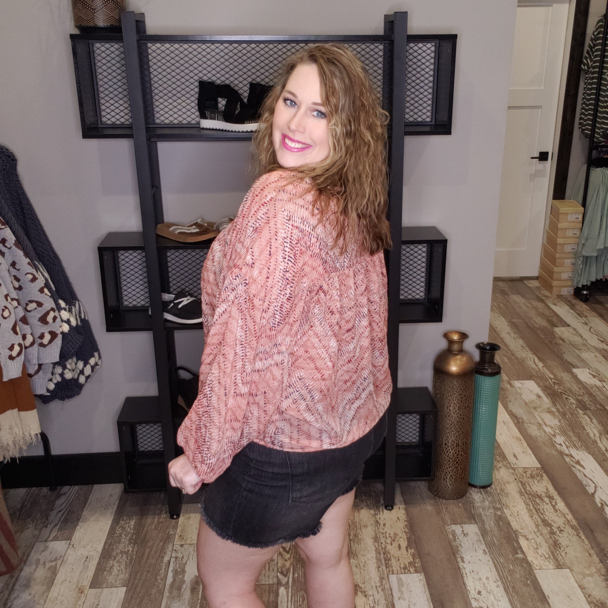 Spring Fever Sheer Top