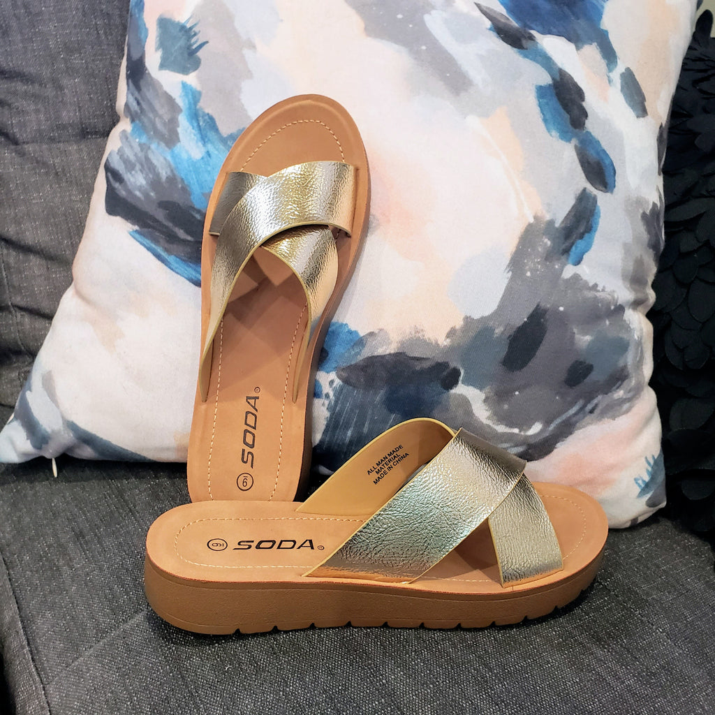 Lucy Sandals - Gold