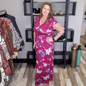Perfectly Glam Floral Maxi Dress
