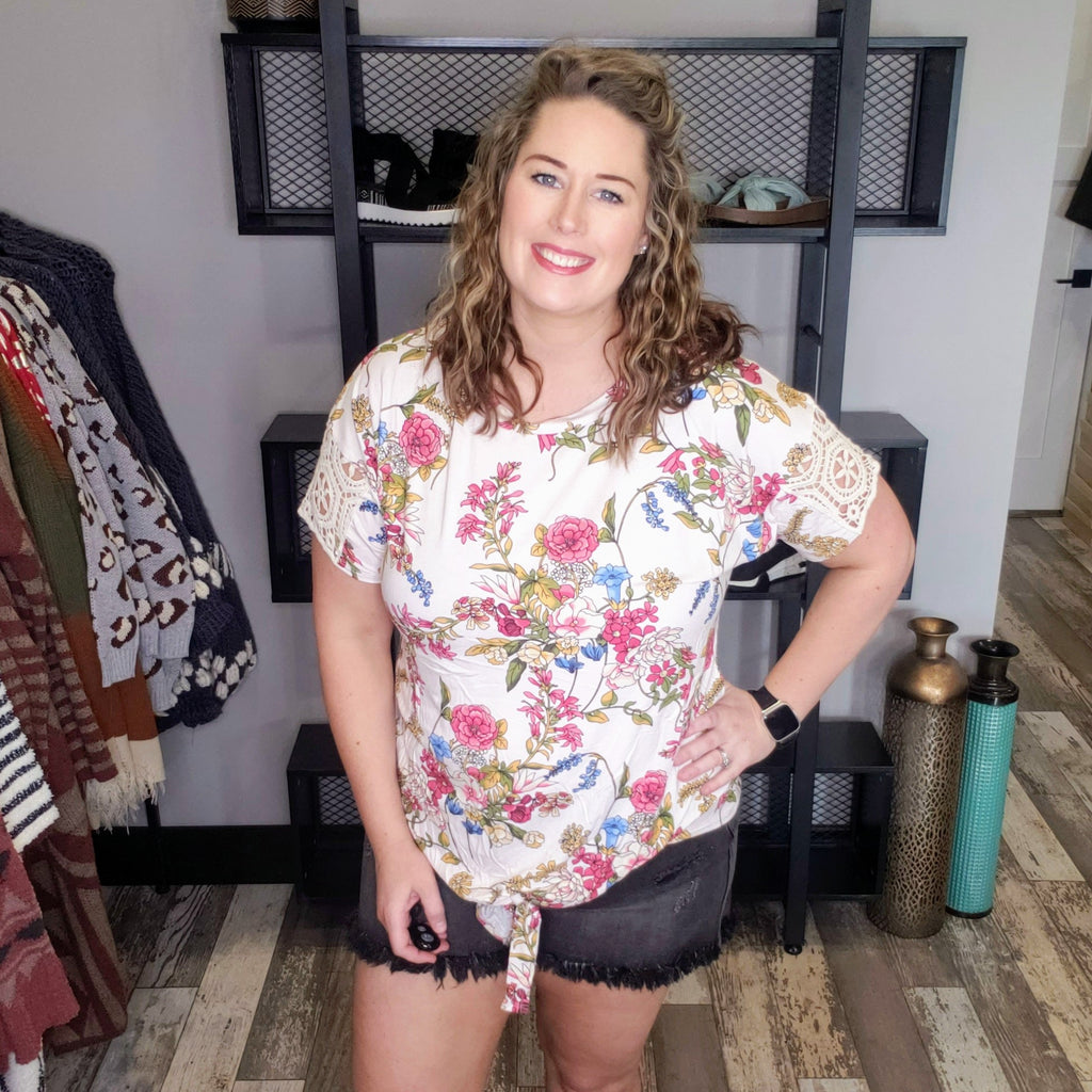 This Could Be Us Floral Top