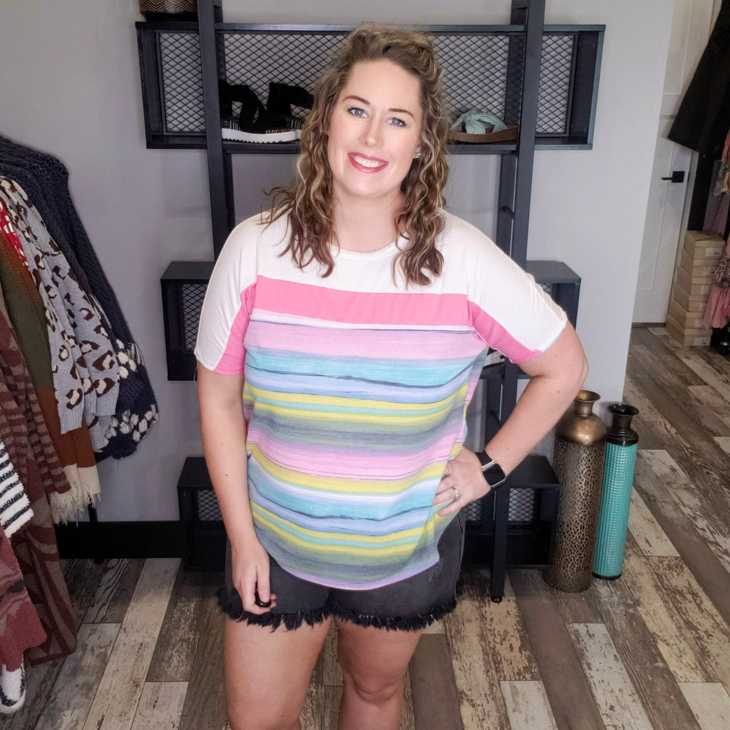 Wrapped in Stripes Top