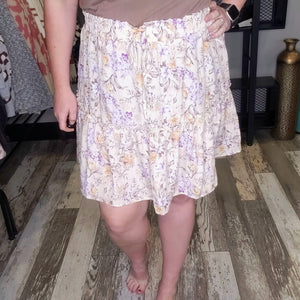 Sweet Confidence Floral Skirt