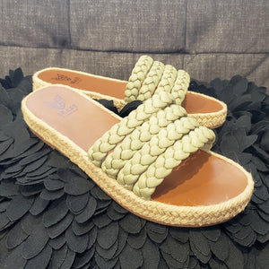 Melanie Espadrille Slide Sandals