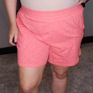 Trenton Casual Shorts - Coral