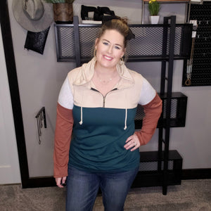 Say It Ain't So Color Block Top