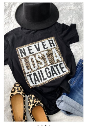 Never Lost A Tailgate Graphic Tee