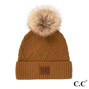 Maddie Stocking Hat - Camel - C.C. Brand