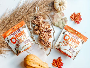 Peanut Butter Chocolate Snack Mix - Chunk Nibbles
