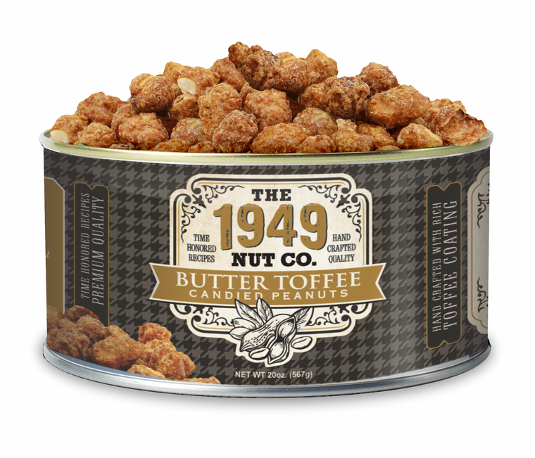 Butter Toffee Candied Peanuts - The 1949 Nut Co.